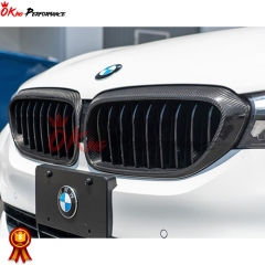 Carbon Fiber Front Grille For BMW 5 Series G30 G38 2017-2019