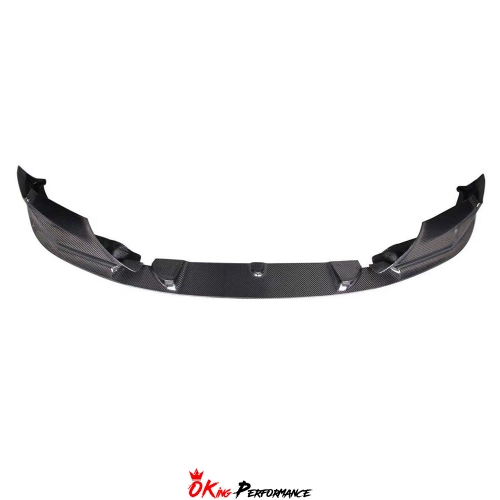 3D Style Dry Carbon Fiber Front Lip For BMW 5 Series G30 G38 2017-2019