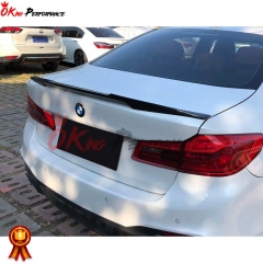 M4 Style Dry Carbon Fiber Rear Spoiler Trunk Wing For BMW 5 Series G30 G38 F90 M5 2017-2023