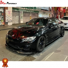 PSM Style Dry Carbon Fiber Front Lip (UP) For BMW M3 M4 F80 F82 F83 2014-2020