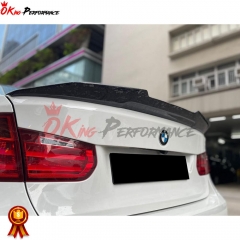 PSM Style Forged Carbon Fiber Rear Spoiler For BMW M3 M4 F80 F82 F83 2014-2020