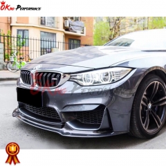 Vorsteiner Style Dry Carbon Fiber Front Lip For BMW M3 M4 F80 F82 F83 2014-2020
