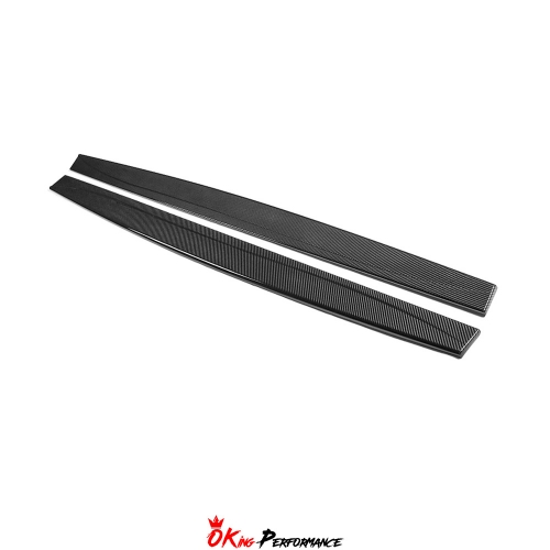 MP Style Dry Carbon Fiber Side Skirt For BMW M4 F82 F83 2014-2020