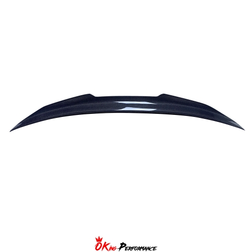 PSM Style Carbon Fiber Rear Spoiler For BMW M3 M4 F80 F82 F83 2014-2020