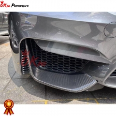 MP Style Dry Carbon Fiber Front Splitter For BMW M3 M4 F80 F82 F83 2014-2020