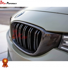 Carbon Fiber Front Grille For BMW M3 M4 F80 F82 F83 2014-2020