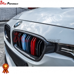 Carbon Fiber Front Grille For BMW M3 M4 F80 F82 F83 2014-2020