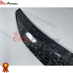 PSM Style Forged Carbon Fiber Rear Trunk Spoiler Wing For BMW M3 F80 2014-2020