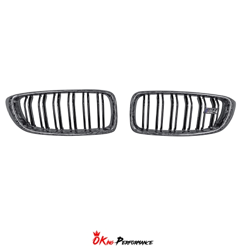 Forged Carbon Fiber Front Grille For BMW M3 M4 F80 F82 F83 2014-2020