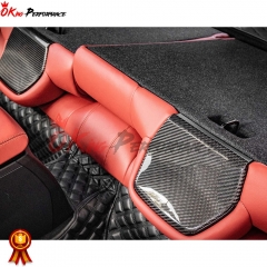Dry Carbon Fiber Seat Back Cover Set For BMW M3 M4 F80 F82 F83 2014-2020