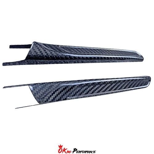 Dry Carbon Fiber Fender Trim For BMW M3 M4 F80 F82 F83 2014-2020