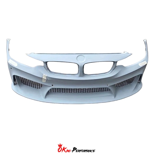 3D Style Glass Fiber Front Bumper For BMW M3 M4 F80 F82 F83 2014-2020