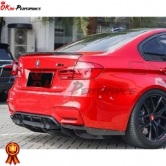 P Style Dry Carbon Fiber Trunk Spoiler Reare Wing For BMW M3 F80 2014-2020