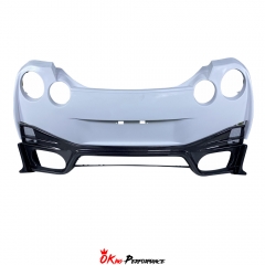 Nismo Style Half Carbon Fiber Rear Bumper Assembly For Nissan R35 GTR 2008-2019
