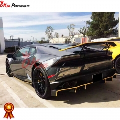 DMC Style Dry Carbon Fiber Rear Spoiler With Trunk For Lamborghini Huracan LP610-4 2014-2018