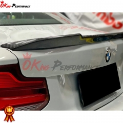 CS-Style Carbon Fiber Rear Spoiler Trunk Wing For BMW F87 M2 M2C 2016-2019