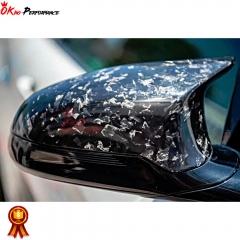 Forged Dry Carbon Fiber Mirror Replacement Cap For BMW F87 M2C RHD 2016-2019