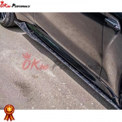MTC Style Forged Carbon Fiber Side Skirt For BMW F87 M2 M2C 2016-2019