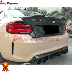 MP Style Carbon Fiber Rear Trunk Boot Lid For BMW F87 M2 M2C 2016-2019