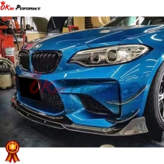 BP Style Carbon Fiber Front Lip For BMW F87 M2 M2C 2016-2019