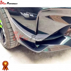 AC Style Carbon Fiber Canards For BMW F87 M2 2016-2019