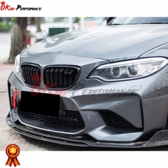 BP Style Carbon Fiber Front Lip For BMW F87 M2 M2C 2016-2019