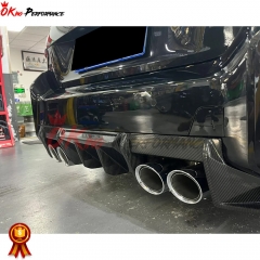R44 Style Dry Carbon Fiber Rear Diffuser For BMW G87 M2 2023