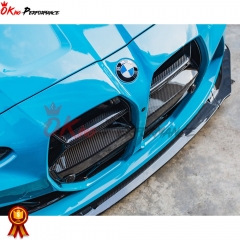 Vorsteiner Style Dry Carbon Fiber Front Lip (3pcs) For BMW G80 M3 G82 M4 2020-2024