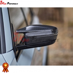 Dry Carbon Fiber Mirror Cover (add on) For BMW G80 M3 G82 M4 2020-2024