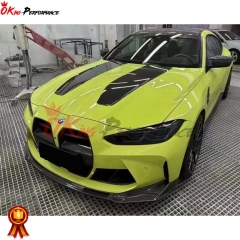 CSL Style Dry Carbon Fiber With Portion Primer Hood For BMW G80 M3 G82 M4 2020-2024