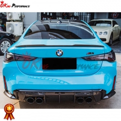 M Style Dry Carbon Fiber Trunk Spoiler Rear Wing For BMW G80 M3 G82 M4 2020-2024