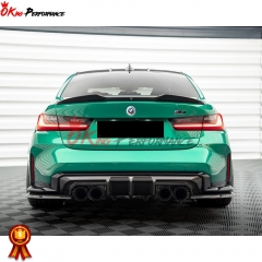 MT Style Dry Carbon Fiber Rear Diffuser For BMW G80 M3 G82 M4 2020-2024