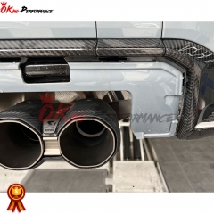 Dry Carbon Fiber Rear Bumper Trim For BMW G80 M3 G82 M4 G83 2020-2024