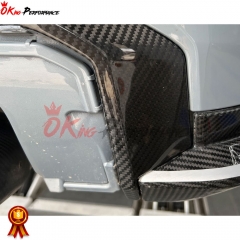 Dry Carbon Fiber Rear Bumper Trim For BMW G80 M3 G82 M4 G83 2020-2024