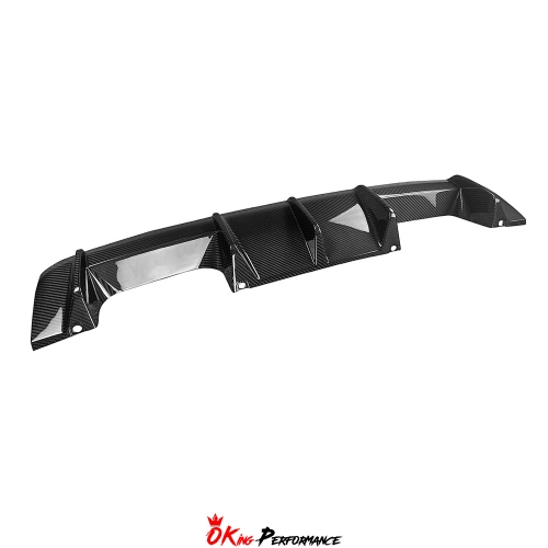 OEM Style Dry Carbon Fiber Rear Diffuser For BMW G82 M4 G80 M3 2020-2024