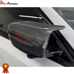 Carbon Fiber Side Mirror Replacement Cover For BMW 8 Series G14 G15 G16 2018-2022