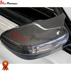 Carbon Fiber Side Mirror Replacement Cover For BMW 8 Series G14 G15 G16 2018-2022