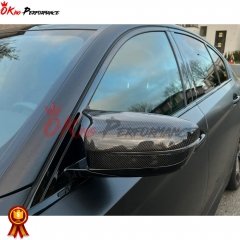 M5 Style Dry Carbon Fiber Replacement Mirror Cover For BMW 8 Series G14 G15 G16 LHD RHD 2018-2022