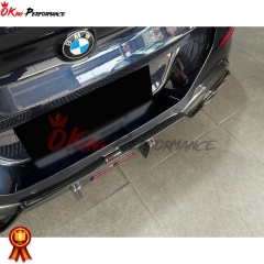 TAKD Style Dry Carbon Fiber Rear Diffuser For BMW 8 Series G14 G15 G16 2018-2022