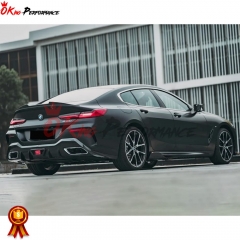 AC Style Dry Carbon Fiber Trunk Spoiler Rear Wing For BMW 8 Series G14 2018-2022
