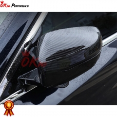OEM Style Dry Carbon Fiber Replacement Mirror Cover For BMW 8 Series G14 G15 G16 2018-2022