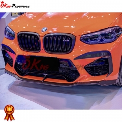 Karbel Style Dry Carbon Fiber For Light Cover Trim For BMW F97 X3M F98 X4M 2019-2021
