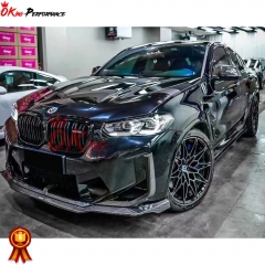 Karbel Style Dry Carbon Fiber Front Lip For BMW F97 X3M F98 X4M 2019-2021