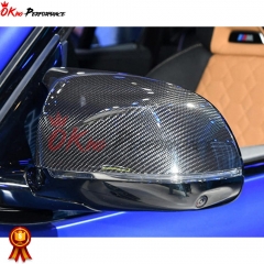 Dry Carbon Fiber Replacement Mirror Cap For BMW F97 X3M F98 X4M 2019-2021