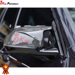 Dry Carbon Fiber Replacement Mirror Cap For BMW F97 X3M F98 X4M 2019-2021