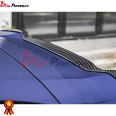 SQ Style Dry Carbon Fiber Roof Spoiler Wing For BMW F97 X3M LCI 2019-2024