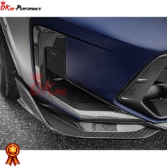 SQ Style Dry Carbon Fiber Front Lip For BMW F97 X3M F98 X4M LCI 2022-2024