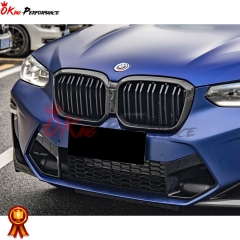 Dry Carbon Fiber Replacement Front Grille For BMW F97 X3M LCI 2019-2024