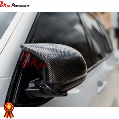 Carbon Fiber Replacement Side Mirror Cover For BMW X5M F85 2015-2018