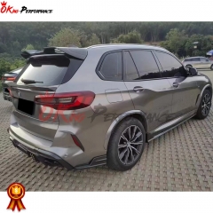 LD Style Carbon Fiber Roof Spoiler For BMW F95 X5M 2019-2023